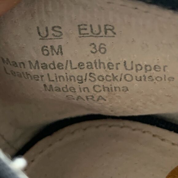 Women’s size 6-Sam Edelman Sara Black Silver Tweed Bow Cap Toe Ballet Flats - Picture 9 of 10